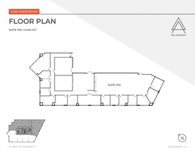 5200 Lankershim Blvd, North Hollywood, CA à louer Plan d’étage– Image 1 sur 1