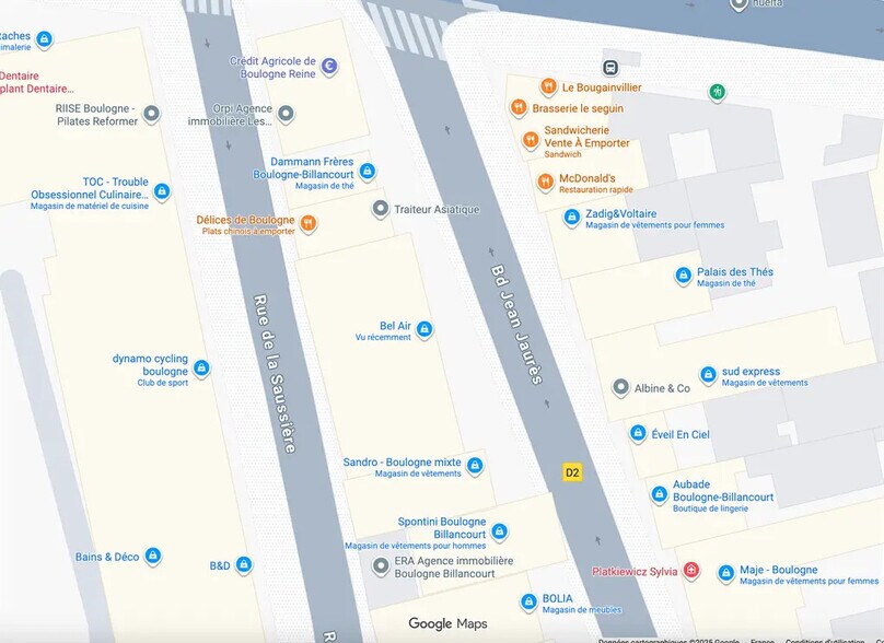 Local commercial dans Boulogne-Billancourt à louer - Photo de l’immeuble – Image 2 sur 2