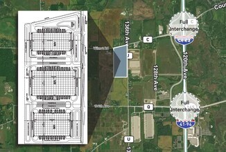 9414 136th Ave, Kenosha, WI - VUE AÉRIENNE  vue de carte