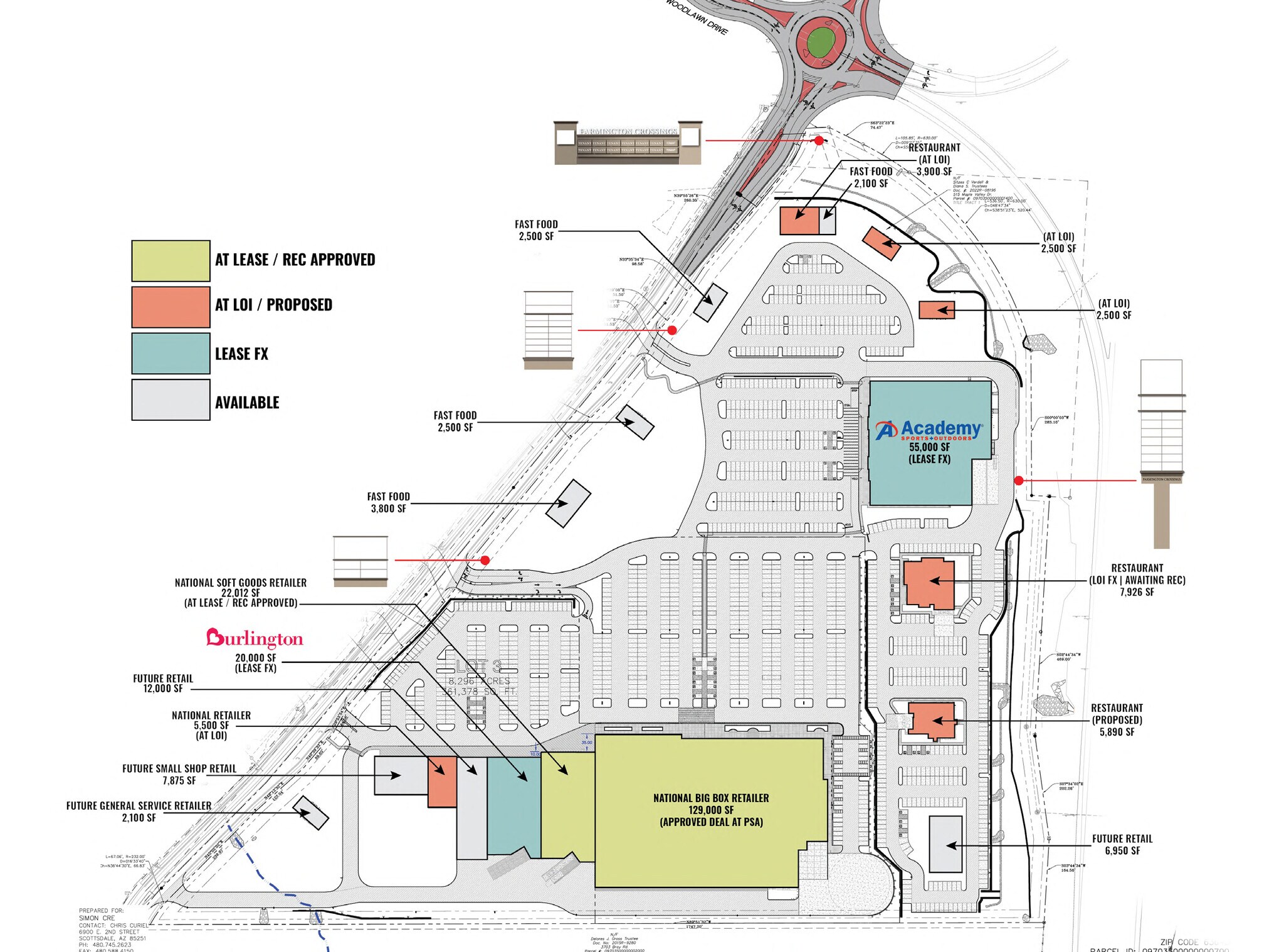 Farmington Crossings - Building 1, Hwy, Farmington, MO à louer Plan de site– Image 1 sur 2