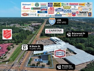 Plus de détails pour 5608 N State St, Jackson, MS - Local commercial à vendre
