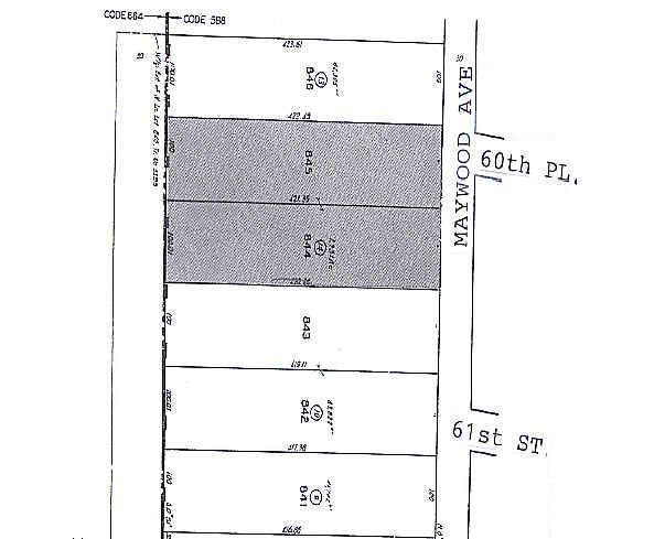 6051 Maywood Ave, Huntington Park, CA à louer - Plan cadastral – Image 3 sur 4