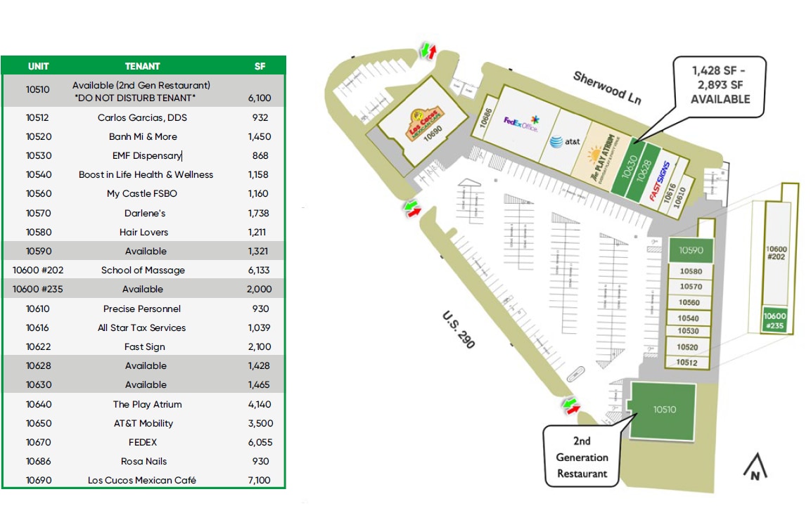 10650 Northwest Fwy, Houston, TX à louer Plan de site– Image 1 sur 1