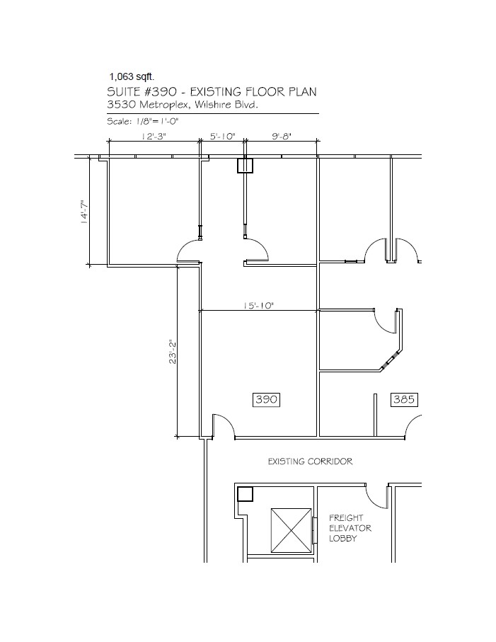 3530 Wilshire Blvd, Los Angeles, CA à louer Plan d’étage– Image 1 sur 1