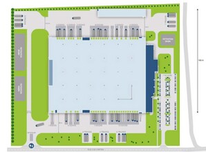 Industriel/Logistique dans Carvin à louer Plan de site– Image 2 sur 2