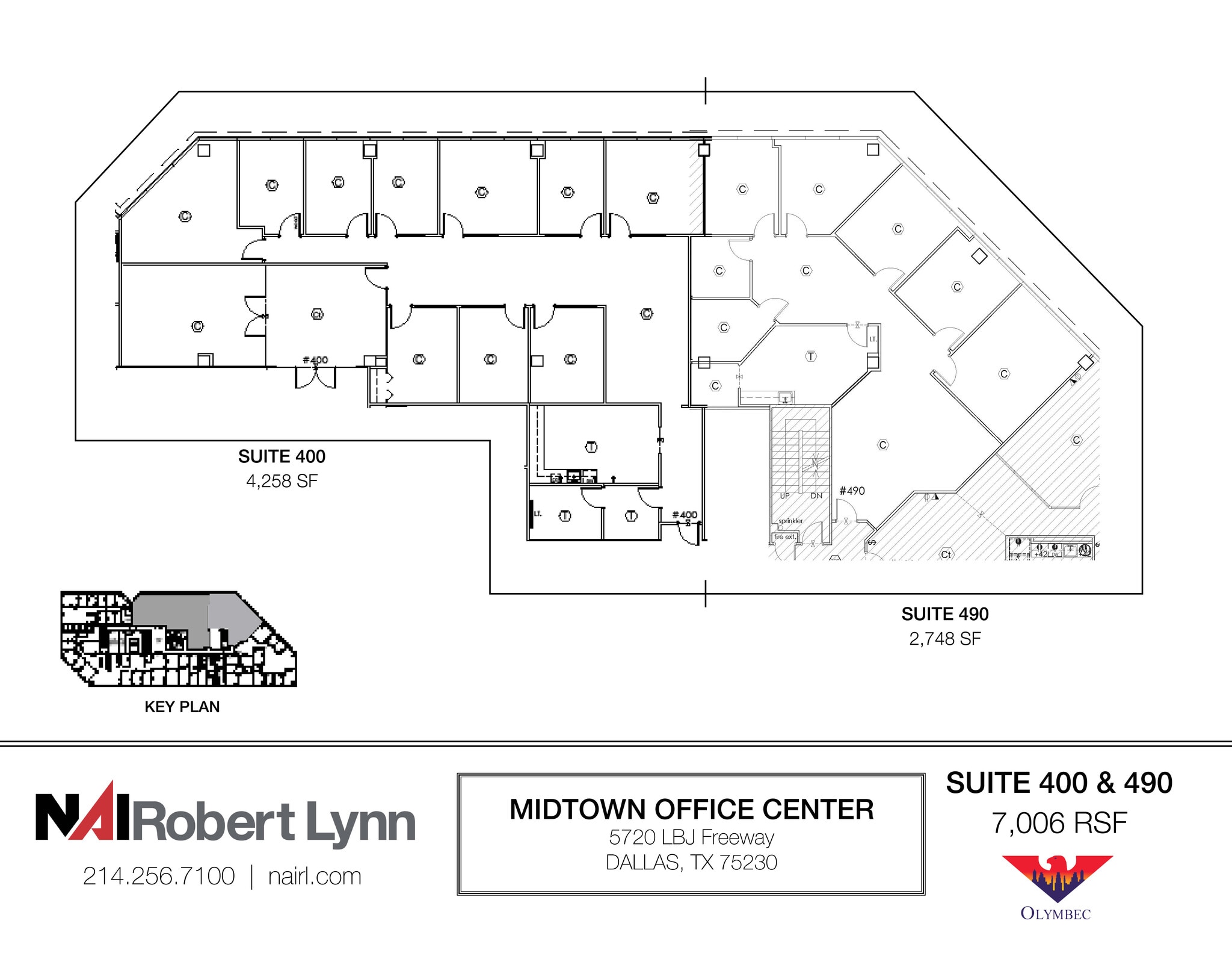 5720 Lyndon B Johnson Fwy, Dallas, TX à louer Plan d’étage– Image 1 sur 2