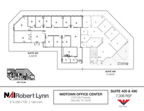 5720 Lyndon B Johnson Fwy, Dallas, TX à louer Plan d’étage– Image 1 sur 2