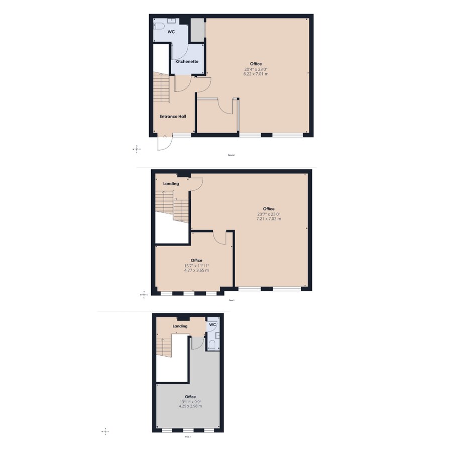 30-32 Friern Park, Londres, LND N12 9DA - Lot 5 -  - Plan d’étage - Image 1 of 6