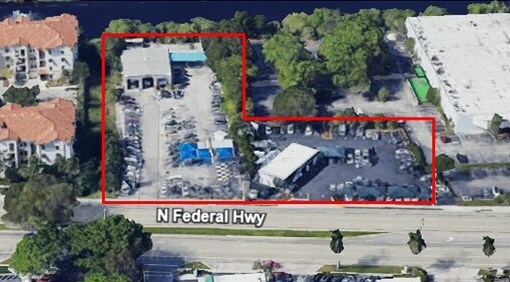 4531 N Federal Hwy, Pompano Beach, FL à vendre - Aérien – Image 2 sur 2