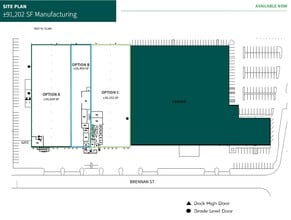520-528 Brennan St, San Jose, CA à louer Plan de site– Image 2 sur 7