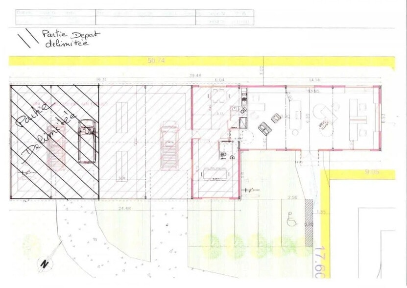 Local d'activités dans Saint-Vincent-de-Paul à vendre - Plan d’étage – Image 3 sur 3