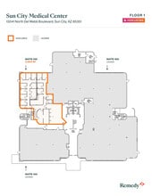 13041 N Del Webb Blvd, Sun City, AZ à louer Plan d’étage– Image 1 sur 2