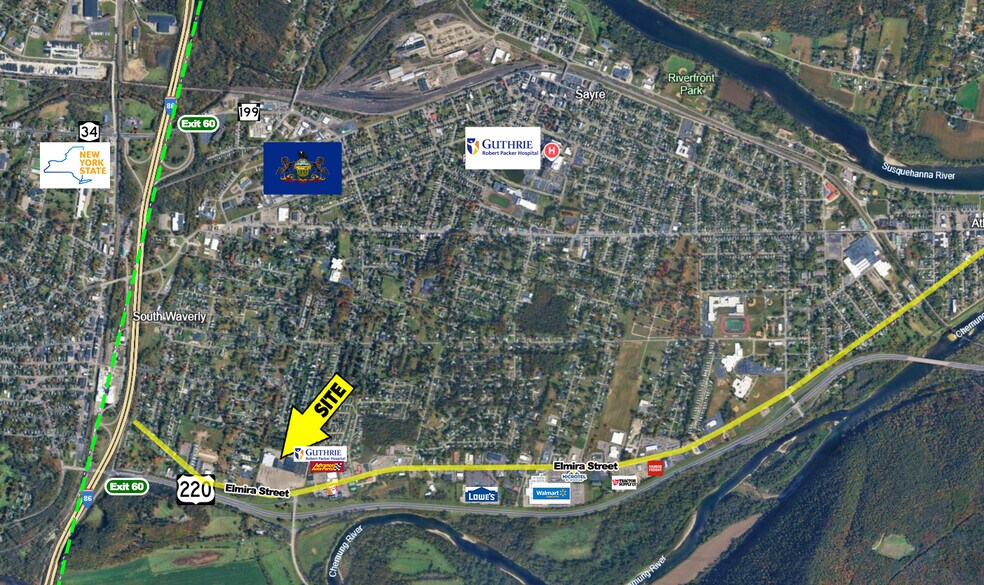 1000 N Elmira St, Sayre, PA à louer - Photo de l’immeuble – Image 2 sur 10