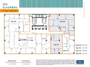 255 Alhambra Cir, Coral Gables, FL à louer Plan d’étage– Image 1 sur 1