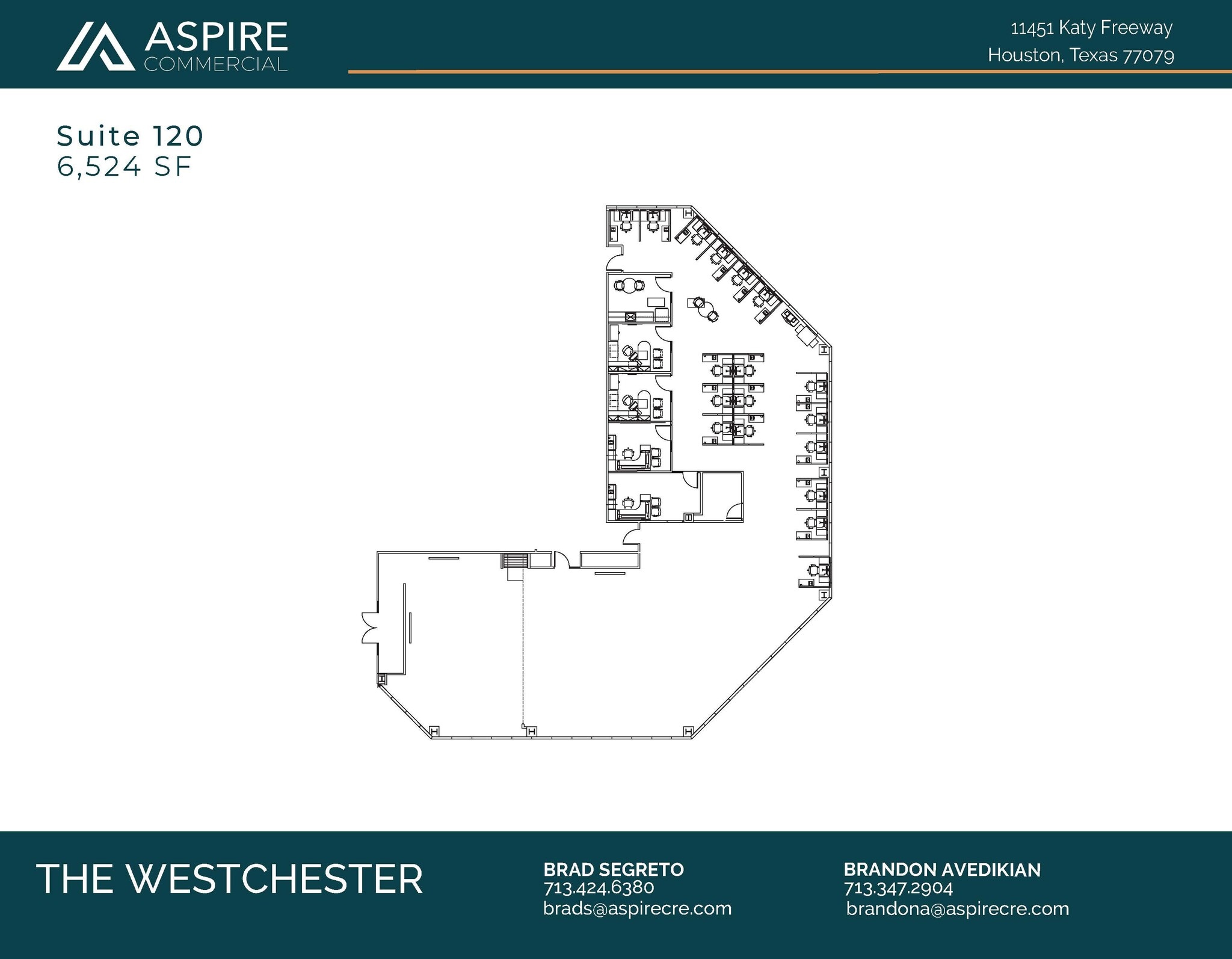 11451 Katy Fwy, Houston, TX à louer Plan d’étage– Image 1 sur 1