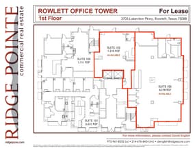 3705 Lakeview Pkwy, Rowlett, TX à louer Plan d’étage– Image 1 sur 1