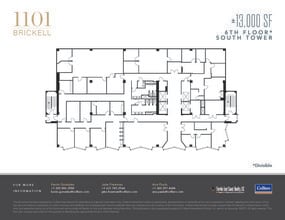1101 Brickell Ave, Miami, FL à louer Plan d’étage– Image 1 sur 2
