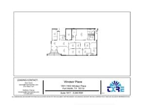 1901-1923 Windsor Pl, Fort Worth, TX à louer Plan d’étage– Image 1 sur 1