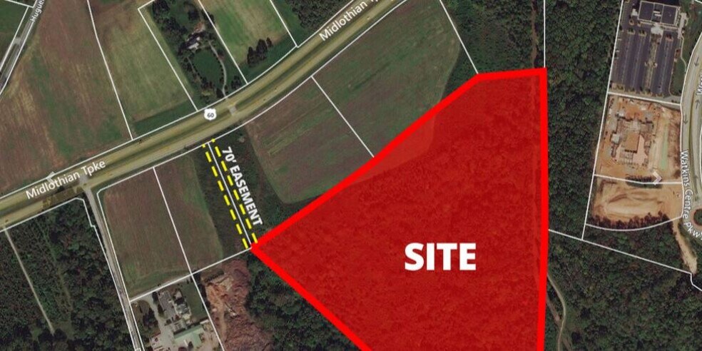 16001 Midlothian Tpke, Midlothian, VA à vendre - Aérien – Image 2 sur 3