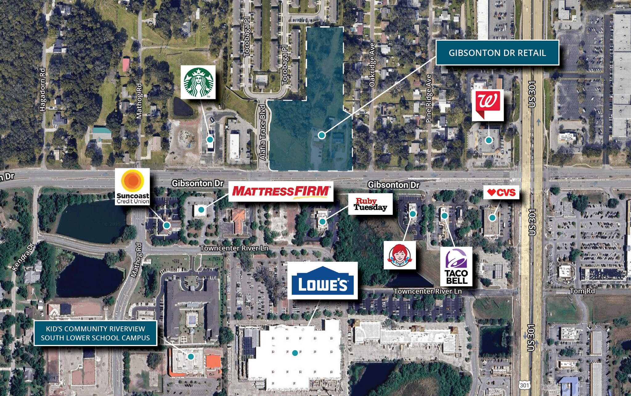 Gibsonton Dr Retail portefeuille de 3 biens à vendre sur LoopNet.fr Photo principale– Image 1 sur 2