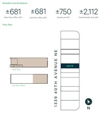 3950 12th St NE, Calgary, AB à louer Plan d’étage– Image 1 sur 1