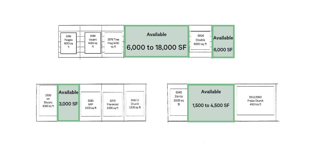 3900-3940 E I-240 Service Rd, Oklahoma City, OK à louer Plan de site– Image 1 sur 1