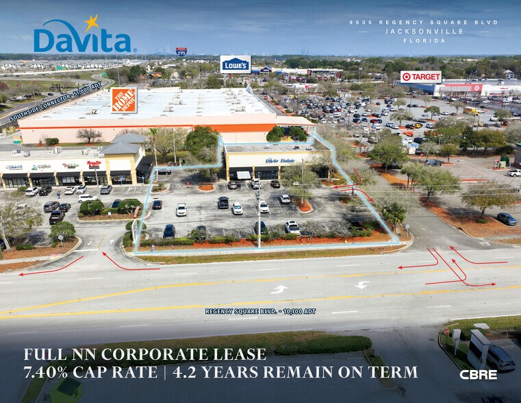 9535 Regency Square Blvd N, Jacksonville, FL à vendre - Photo de l’immeuble – Image 2 sur 9