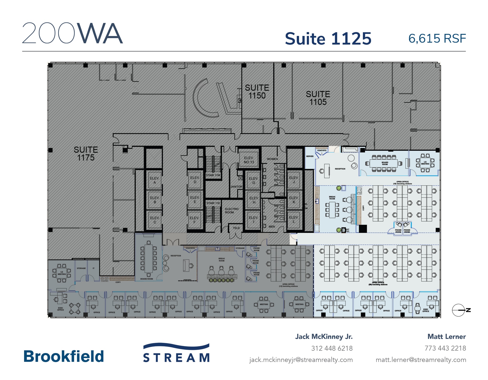 200 W Adams St, Chicago, IL à louer Plan d’étage– Image 1 sur 1