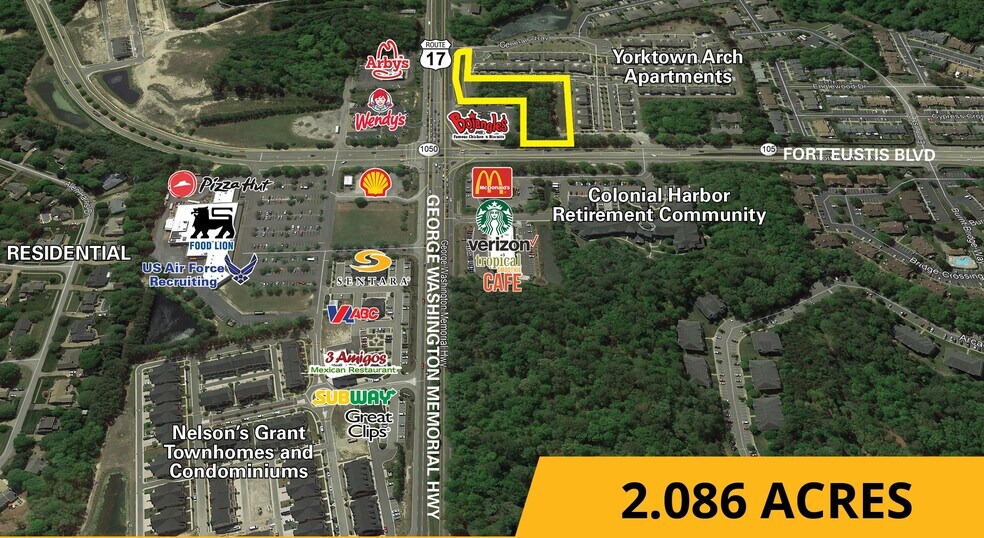 Route 17 & Fort Eustis Blvd, Yorktown, VA à vendre - Photo de l’immeuble – Image 2 sur 2