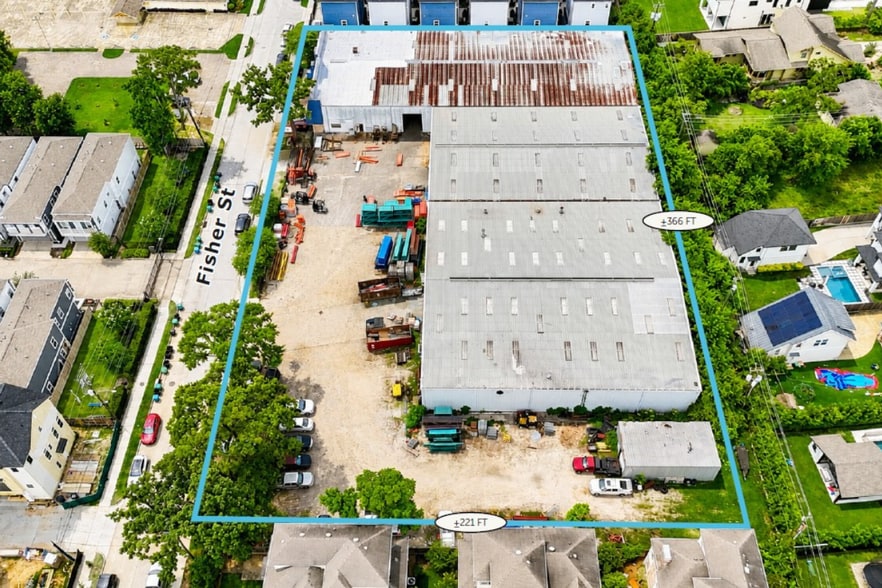 924 Fisher St, Houston, TX à vendre - Aérien – Image 3 sur 9