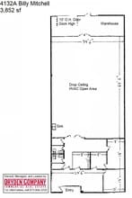 4124-4140 Billy Mitchell, Addison, TX à louer Plan d’étage– Image 1 sur 1