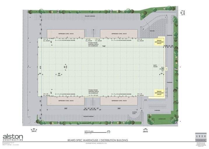 585 Garner Rd, Modesto, CA à louer Plan de site– Image 1 sur 18