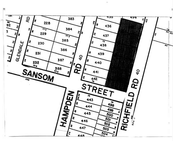 104 Richfield Rd, Upper Darby, PA à vendre - Plan cadastral – Image 2 sur 9