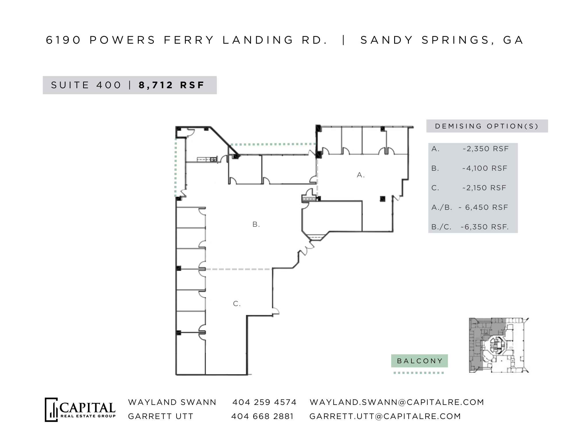 6190 Powers Ferry Landing Rd, Atlanta, GA à louer Plan d’étage– Image 1 sur 1