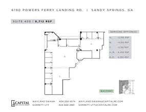 6190 Powers Ferry Landing Rd, Atlanta, GA à louer Plan d’étage– Image 1 sur 1
