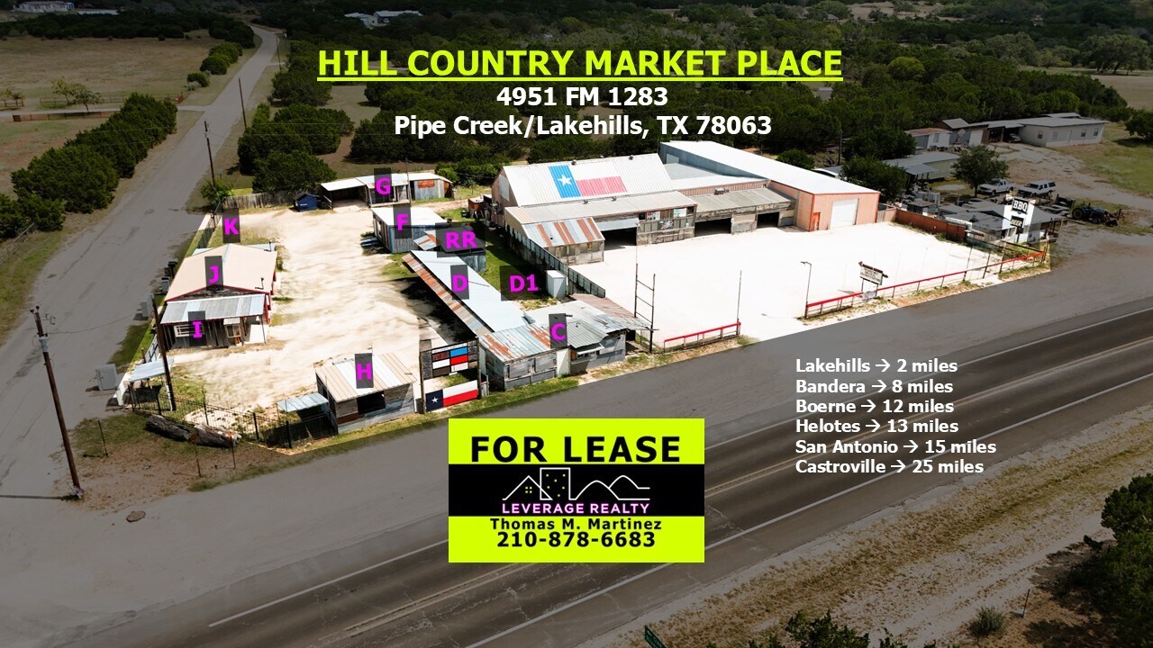 4951 FM 1283, Pipe Creek, TX à louer Photo principale– Image 1 sur 8