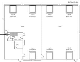 3400 Golf Course Rd N, Stony Plain, AB à louer Plan d’étage– Image 1 sur 2