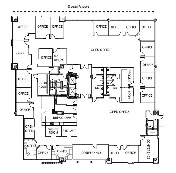 3333 N Torrey Pines Ct, La Jolla, CA à louer Plan d’étage– Image 1 sur 1