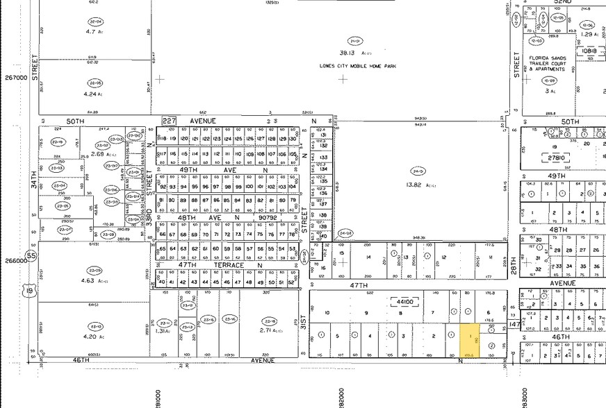 2875 N 46th Ave, Saint Petersburg, FL à louer - Plan cadastral – Image 2 sur 3