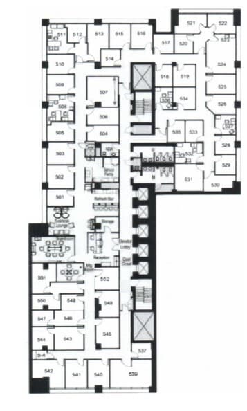 439 University Ave, Toronto, ON à louer Plan d’étage type– Image 1 sur 1