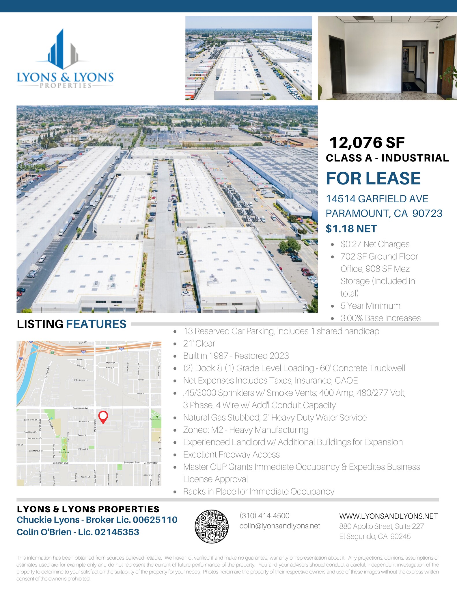 14520-14534 Garfield Ave, Paramount, CA à louer Plan de site– Image 1 sur 1