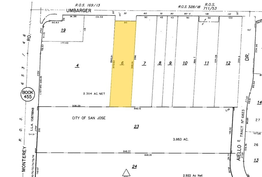 50 Umbarger Rd, San Jose, CA à vendre - Plan cadastral – Image 2 sur 5