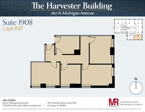 180 N Michigan Ave, Chicago, IL à louer Plan d’étage– Image 1 sur 1