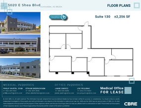 5010 E Shea Blvd, Scottsdale, AZ à louer Plan d’étage– Image 1 sur 4
