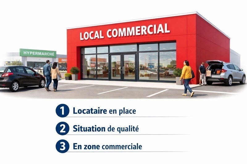 Local commercial dans  à vendre Photo de l’immeuble– Image 1 sur 3