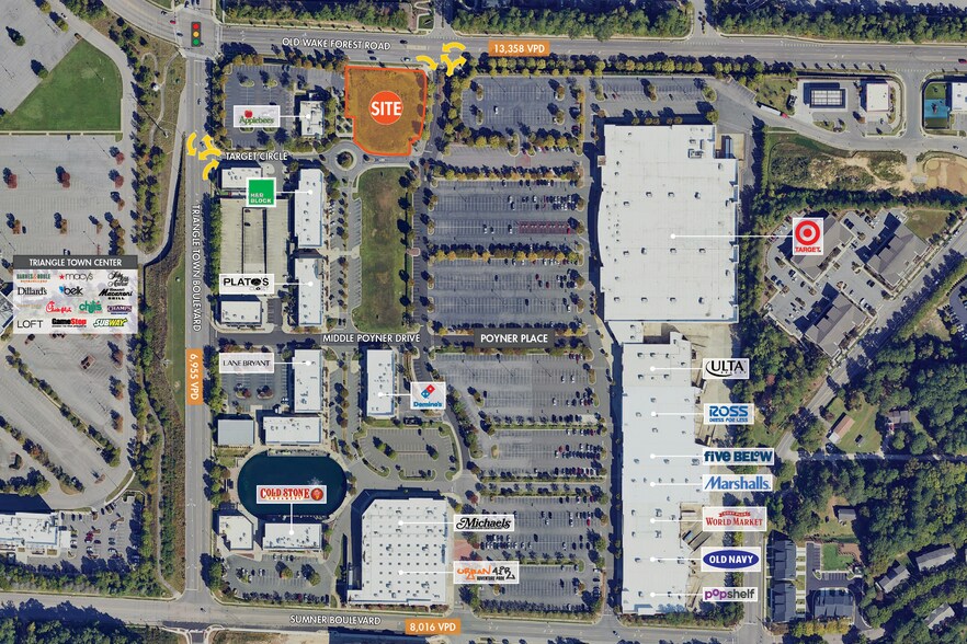 7851 Target Cir, Raleigh, NC à louer - Aérien – Image 1 sur 2