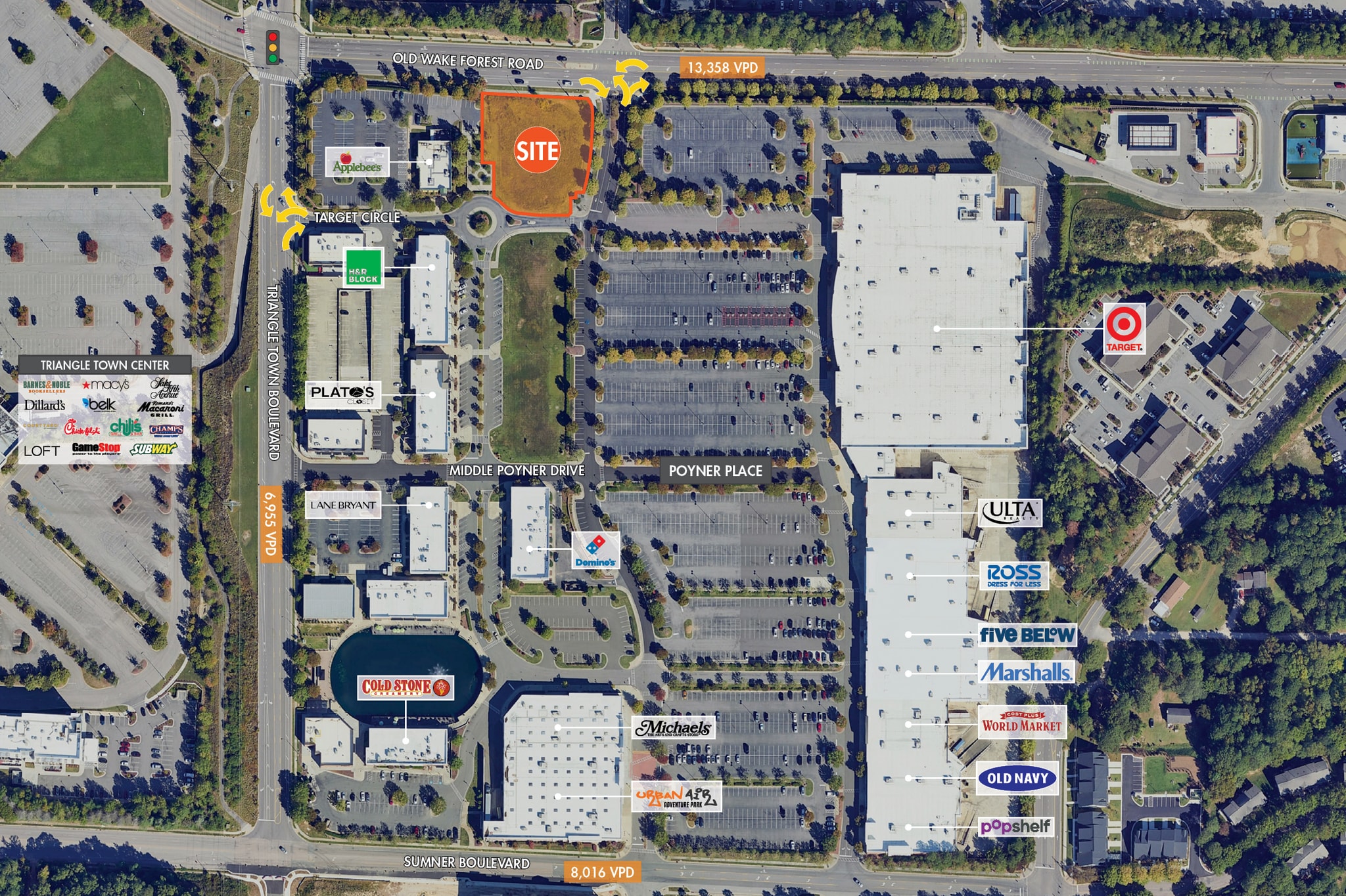 7851 Target Cir, Raleigh, NC à louer Aérien– Image 1 sur 3