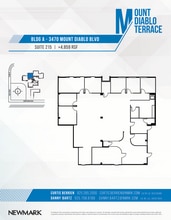 3470 Mt Diablo Blvd, Lafayette, CA à louer Plan d’étage– Image 1 sur 1