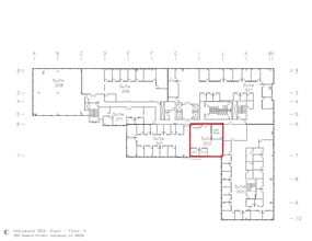 959 Seward St, Los Angeles, CA à louer Plan d’étage– Image 1 sur 8
