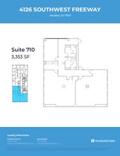 4126 Southwest Fwy, Houston, TX à louer Plan d’étage– Image 1 sur 1